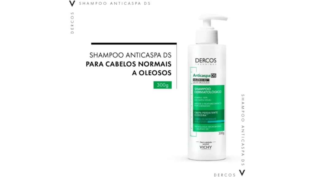 Review do vichy dercos shampoo anticaspa ds para cabelos normais a oleosos. Caspa, coceira e oleosidade sob controle com vichy dercos anticaspa.