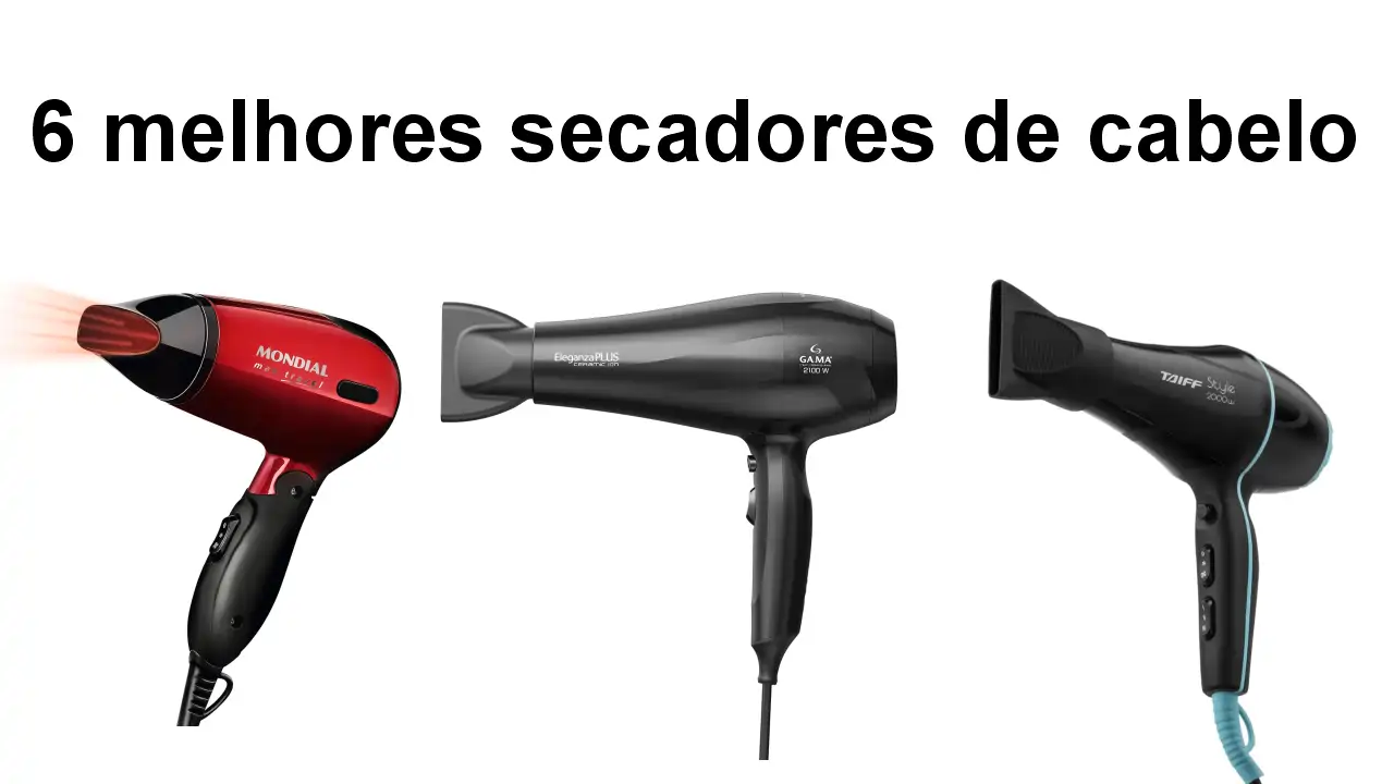 6 Melhores secadores de cabelo potentes. Guia de compra 2026