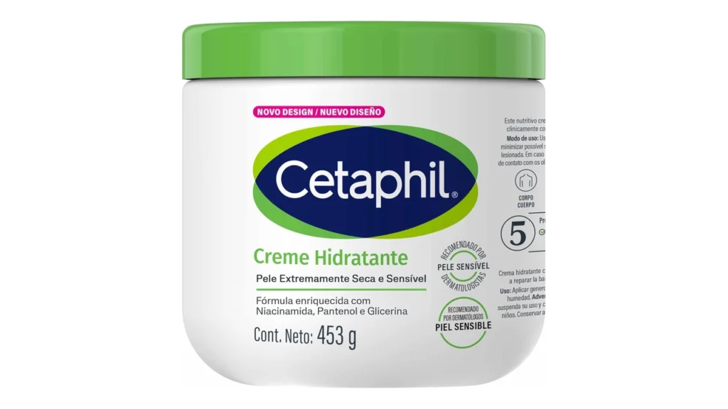 Cetaphil Creme Hidratante 453g para pele extremamente seca