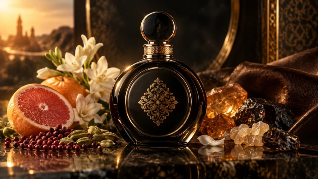 Capa editorial da análise do Lattafa Fakhar Extrait Eau de Parfum 100 ml